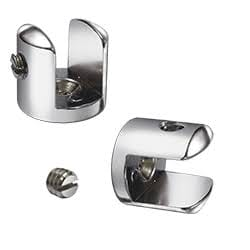 SUPORTE PRATELEIRA VIDRO D19 C/REGULAGEM 6/8 ZAMAC HARDT