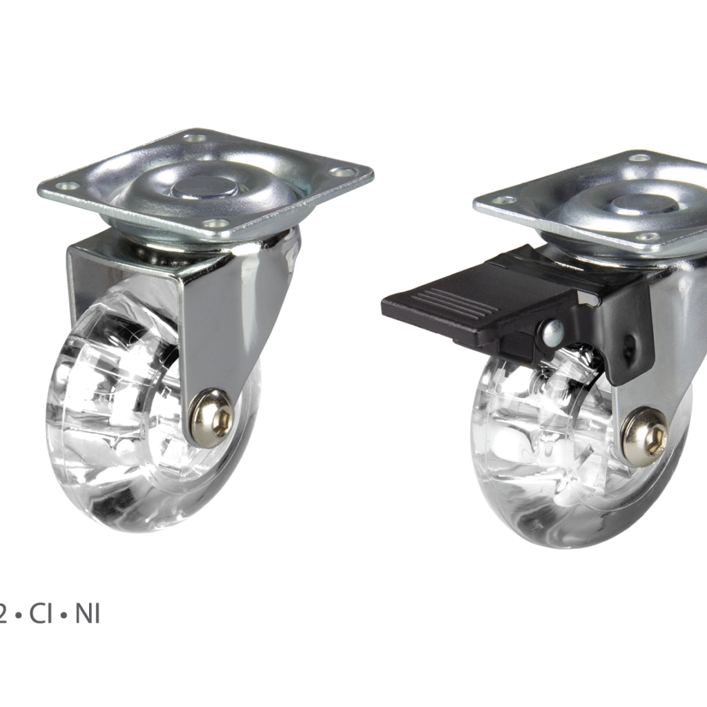 RODÍZIO PARA MÓVEIS COM FREIO HARDT