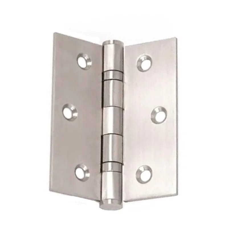 DOBRADIÇA 3,5X3" AÇO INOX  ESCOVADA - Embalagem com 03 unidades