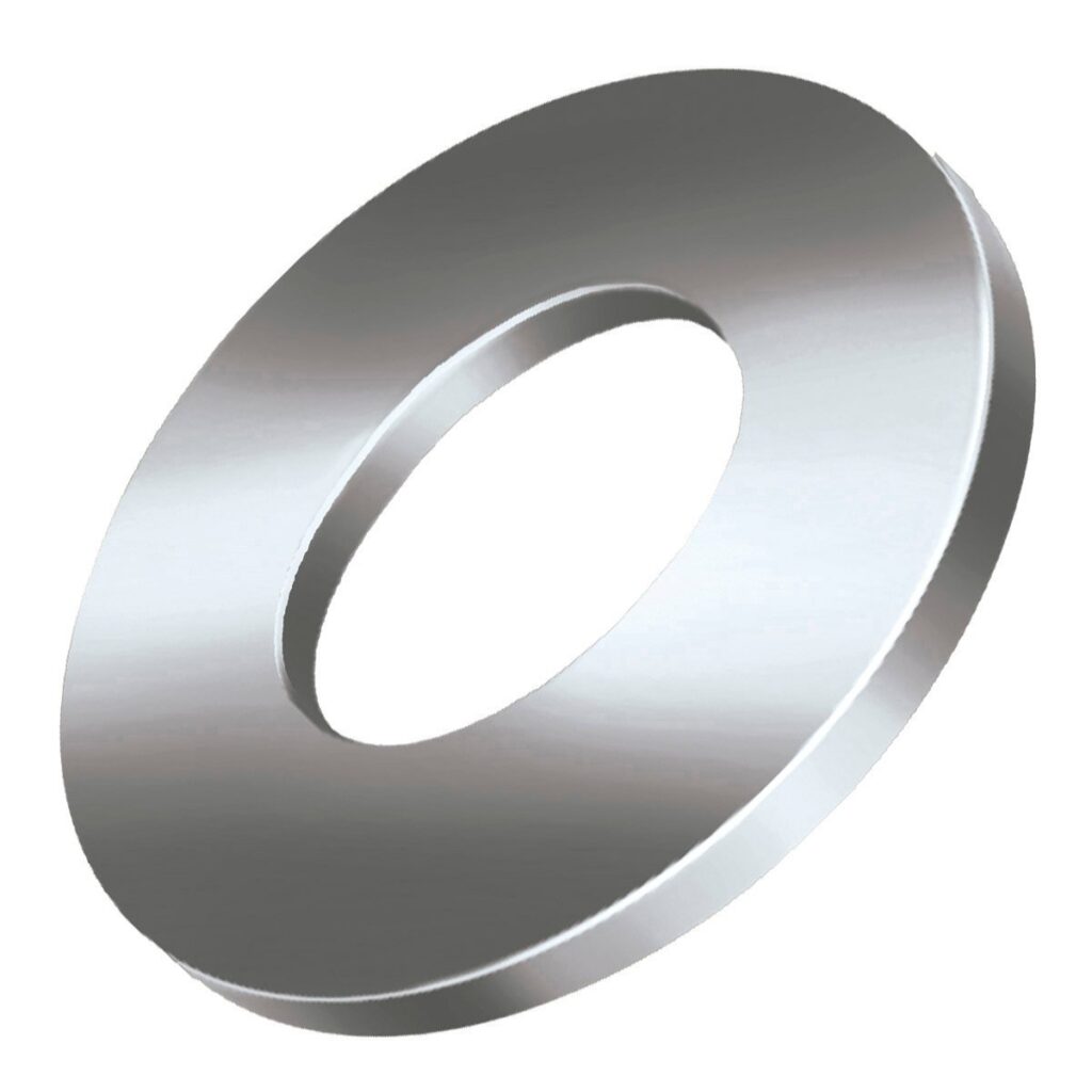 ARRUELA LISA 3/8" ZINCADA BRANCA CISER