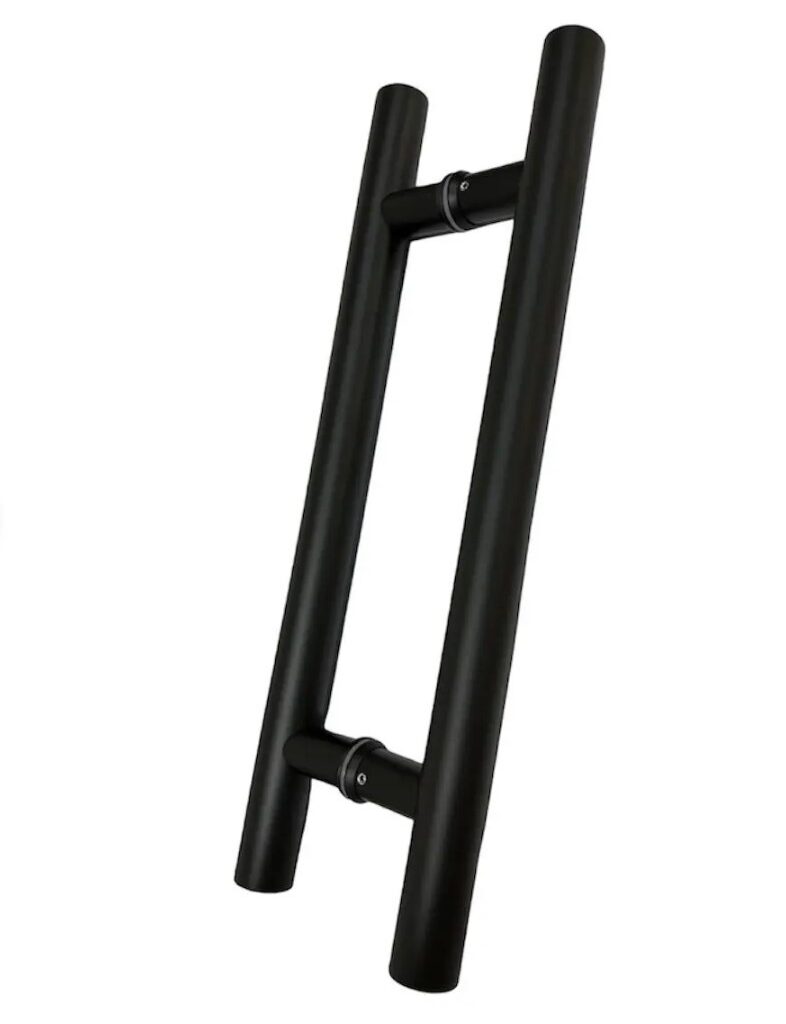 PUXADOR TUBULAR DUPLO EM INOX BLACK 32mmx450mm JL