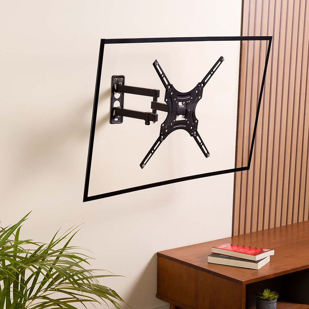 SUPORTE TRIARTICULADO COM INCLINAÇÃO PARA TV DE 32 A 60" MI-3260-PR MULTIVISÃO