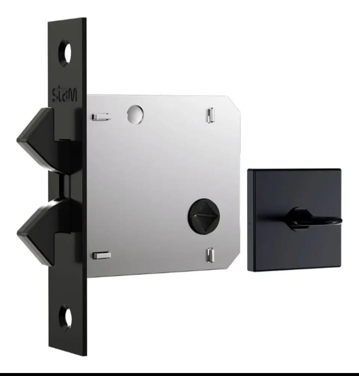 FECHADURA PARA BANHEIRO ROSETA QUADRADA 1006S STAM