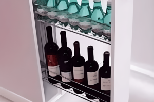 porta garrafa deslizante